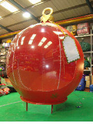 Giant Bauble Snow Globe for hire
