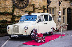 White Taxi Photo Booth Hire