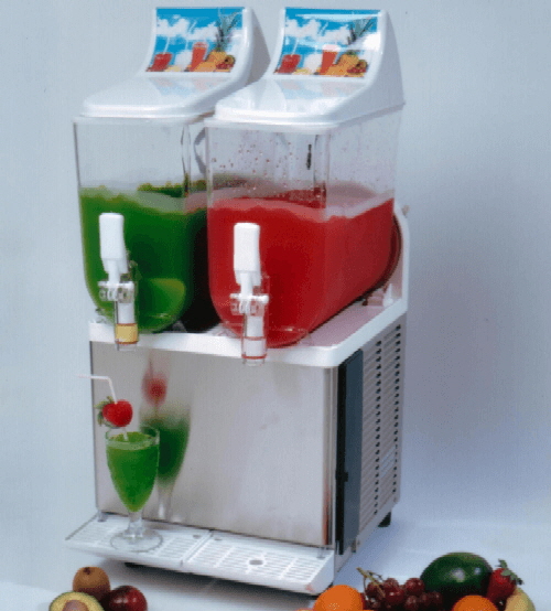 An example of a double frozen cocktail machine