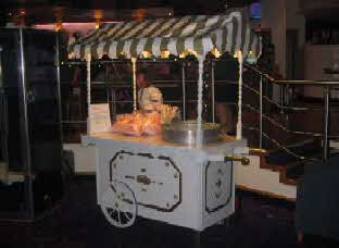 One of our carts at a recent casino fun night in Bradford