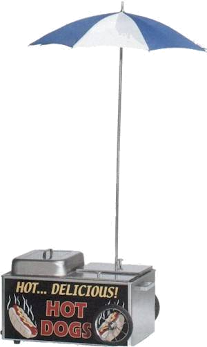 One of our range of hot dog steamers