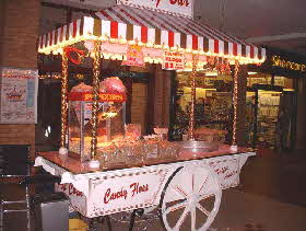 victorian candy floss cart for hire for parties weddings and