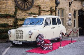 White Taxi Cab Photo Booth For Hire