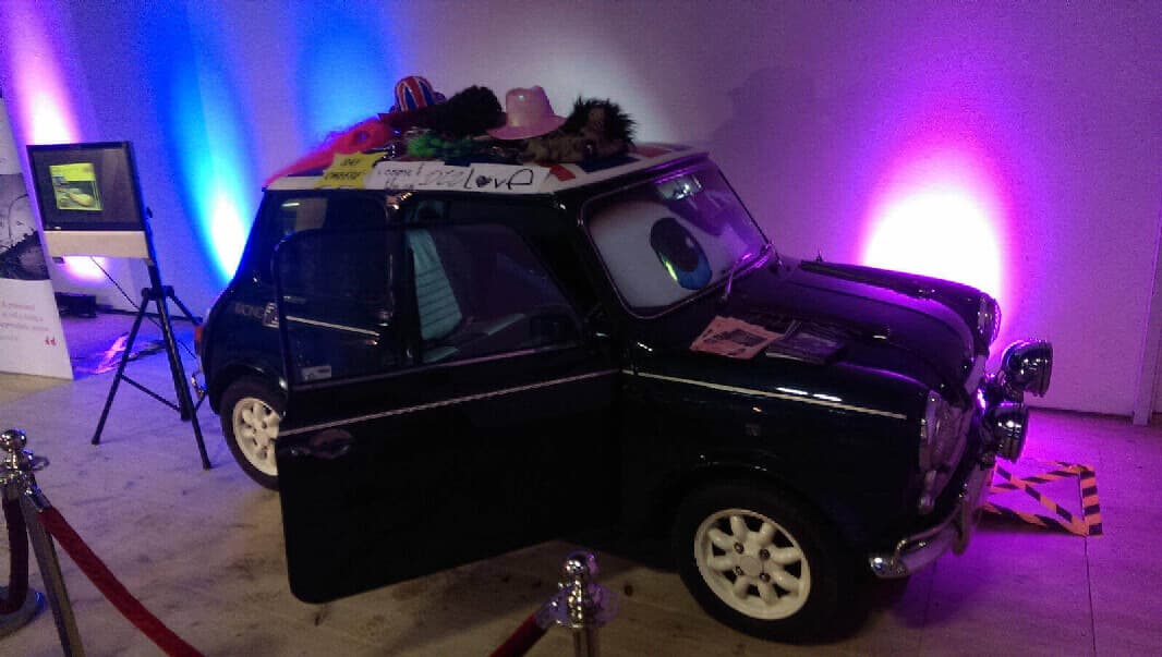 A Photo Booth Built Into Our Classic Mini Cooper