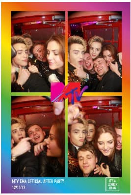 A Customised Print For The MTV Awards Party