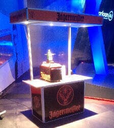 Custom Branded Jagermeister Cart