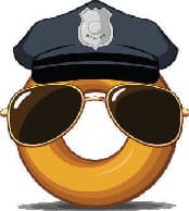 Comical Doughnut Clip Art