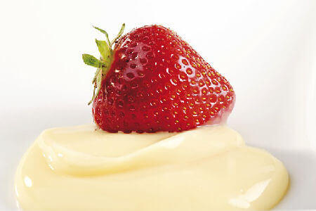 Strawberries and Custard