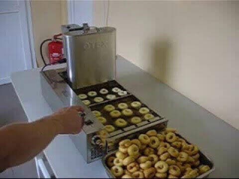 One Of Our High Speed Automatic Doughnut Machines