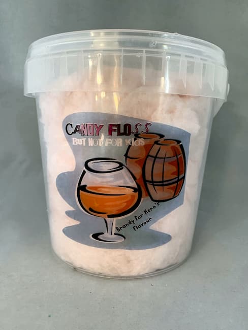 Brandy Infused Candy Floss
